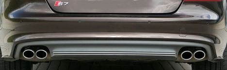 AUDI A7 2012-2015 IÇIN UYUMLU S7 GORUNUM DIFUZOR - (NORMAL TAMPON IÇIN)